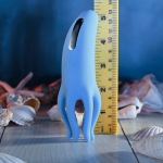 Голубой вибромассажёр Tentacle Tickler (Цвет: голубой)