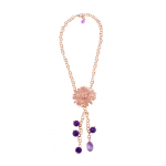 Колье в виде цветка Ester Bijoux Маргаритки CL1024-RG/V BR