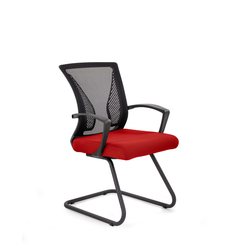 Кресло СН-800 Энжел черный Н/п Нео BL TW-01/Е02-к (черный/красный)