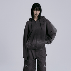 Мерч BTS Zip-up Hoodie (Charcoal)