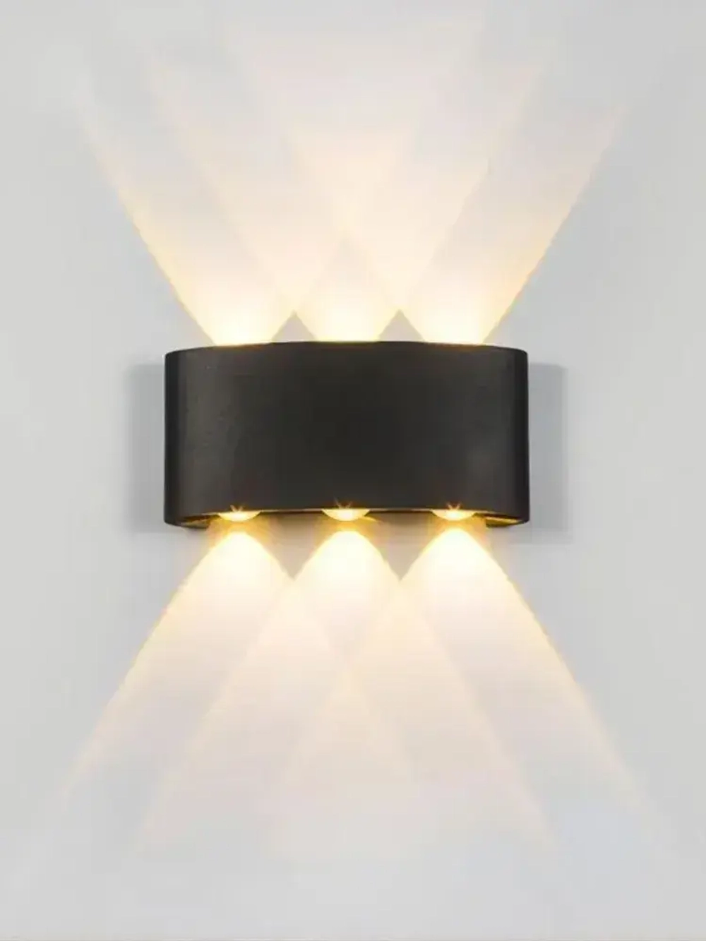 Настенный светильник, Светильник уличный LED 3000K, 6 Вт, черный