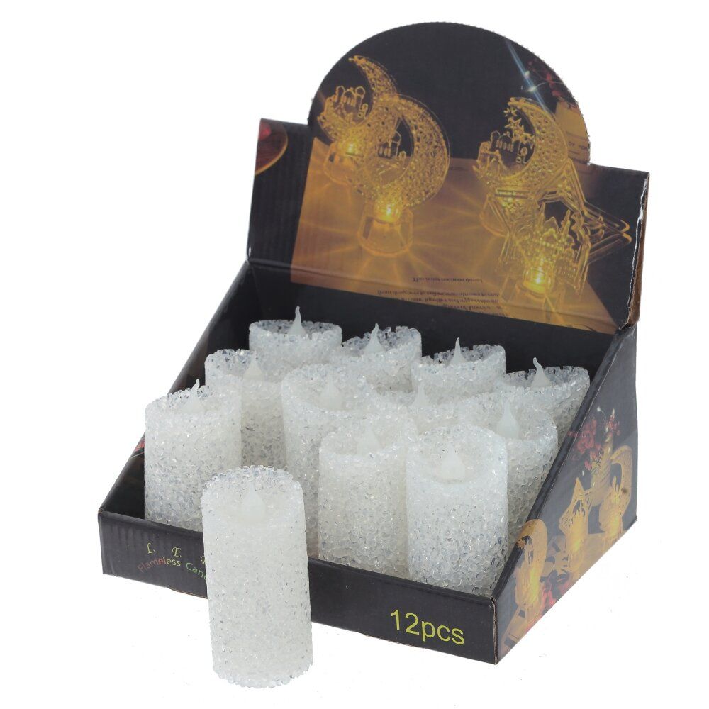 GAEM Изделие декоративное "Свеча" (подсветка, 3xLR54) (блок 12шт), D 4.5 см, L4,5 W4,5 H9 см