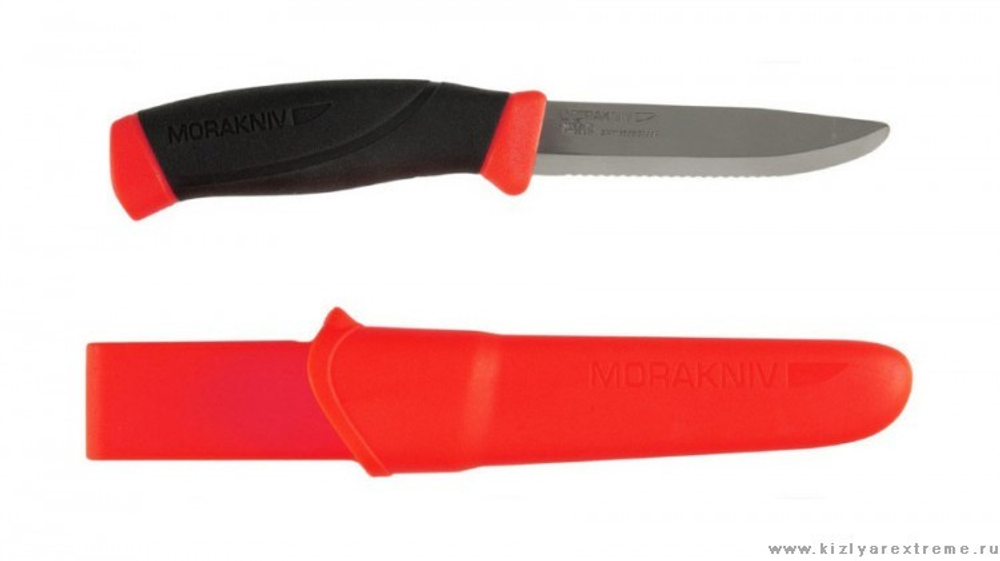 Нож туристический Morakniv Companion F Rescue, серрейтор