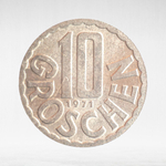 Austria, 10 Groschen, 1971, VF