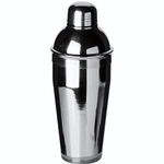 Шейкер европейский «Пробар»;сталь нерж.;0,7л;D=87,H=240мм;серебрист. (Цвет: серебристый)