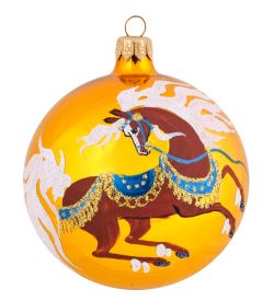 Элита НФШ-1697/3 Ел.украшение Шар «Конь» 90 мм