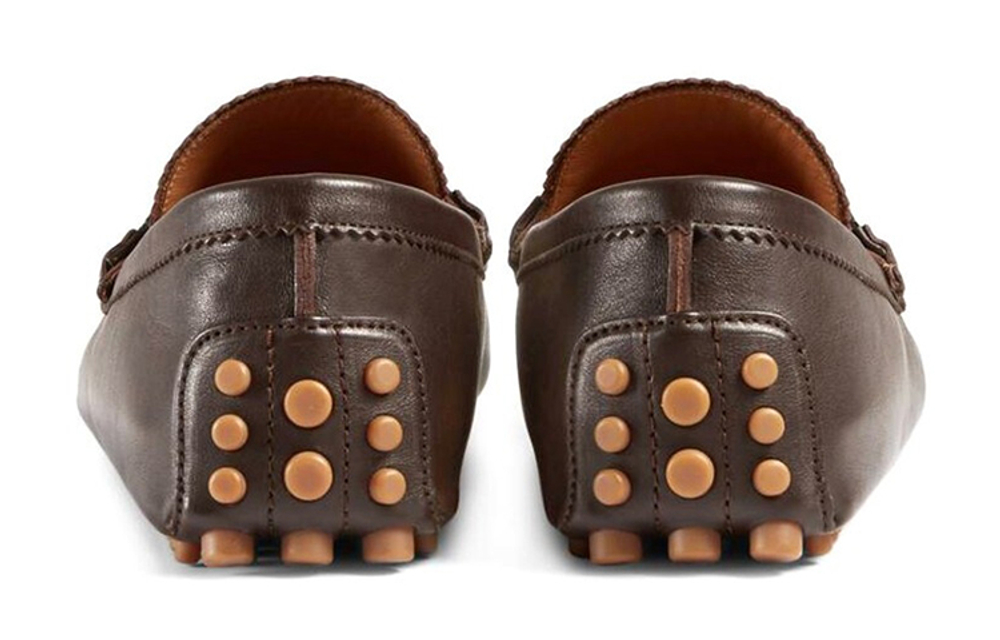 GUCCI Gommino Loafers Men"s Low top Brown