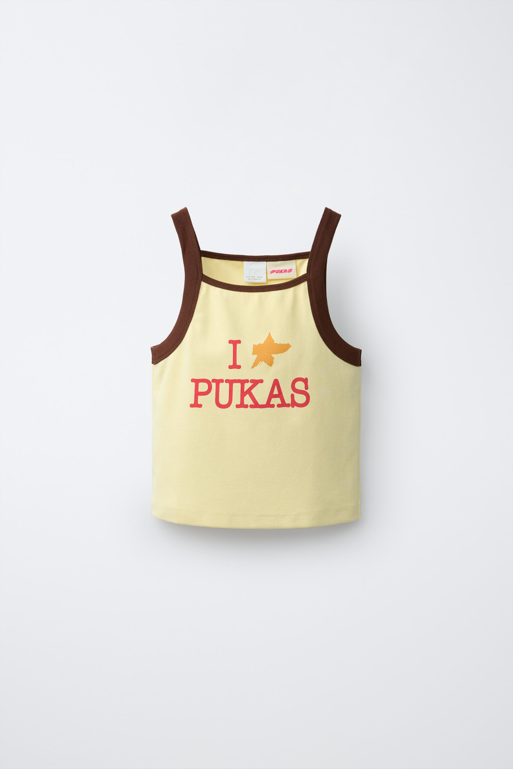 ZARA X PUKAS ФУТБОЛКА PUKAS SURF, ЖЕЛТЫЙ