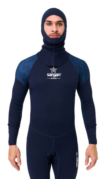 Шлем Sargan Sport 1022/BL длинный 3 мм синий