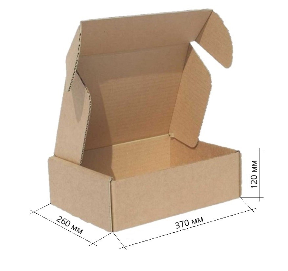 Бесплатная подарочная картонная коробка "Марка Подарка" 37х26х12 см для кожаного фартука + чёрная бумага тишью для упаковки