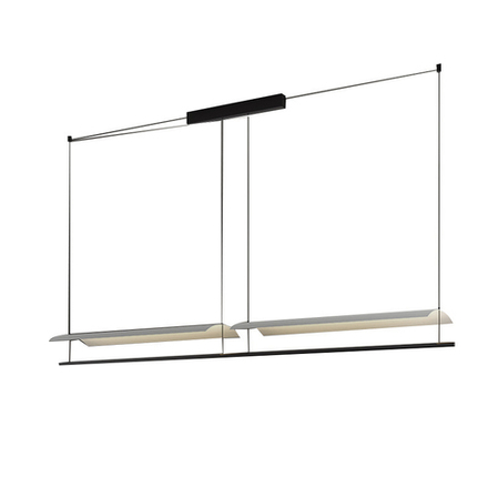 Подвесной дизайнерский светильник Kontur 6438/6436 by Vibia (2 секции)