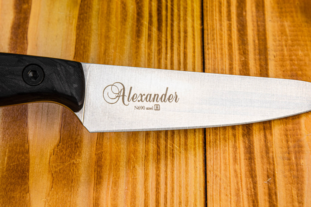 Кухонный нож Alexander S N690 Carbon