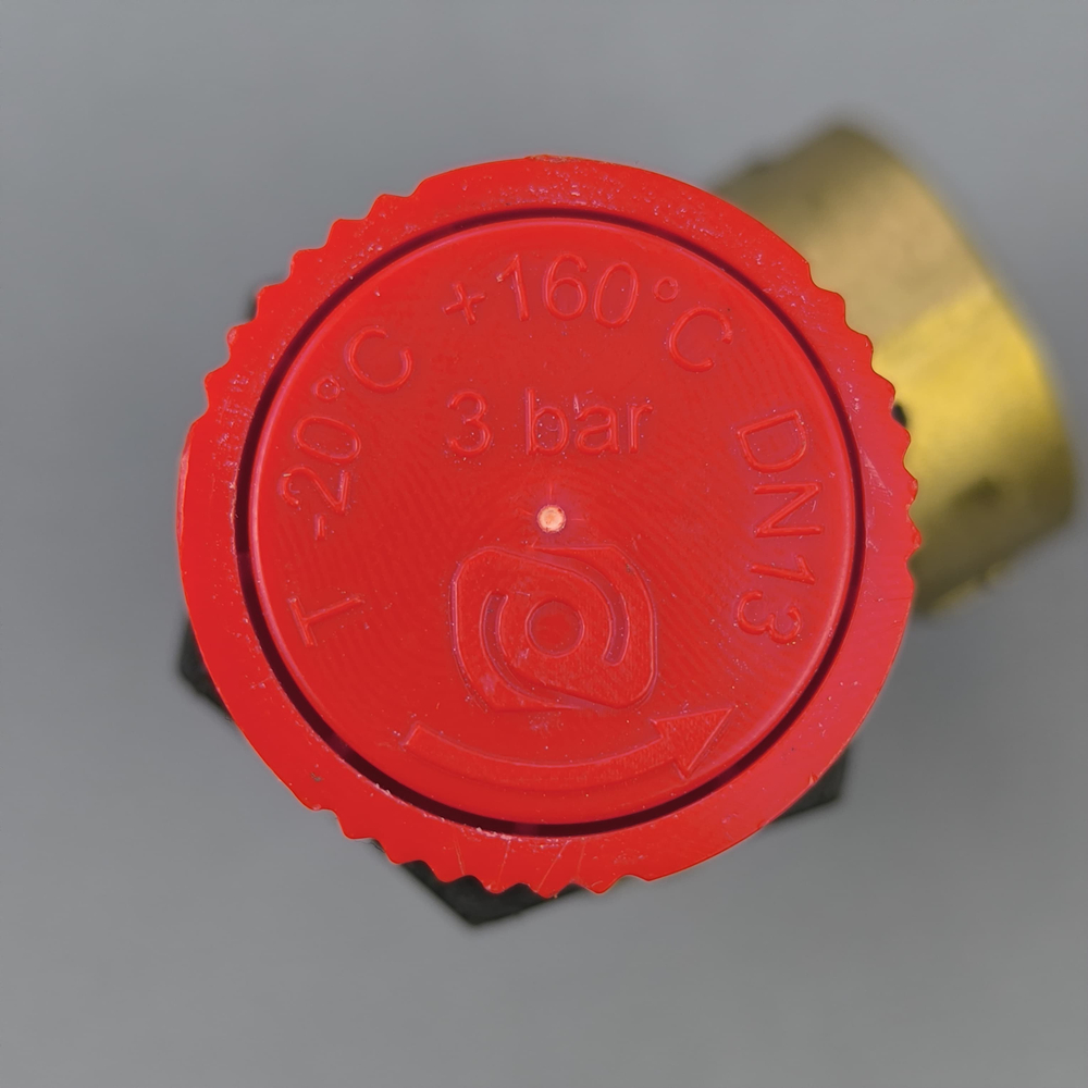 Сбросной клапан латунный для котлов Baxi (внутренняя резьба) арт. 9951170