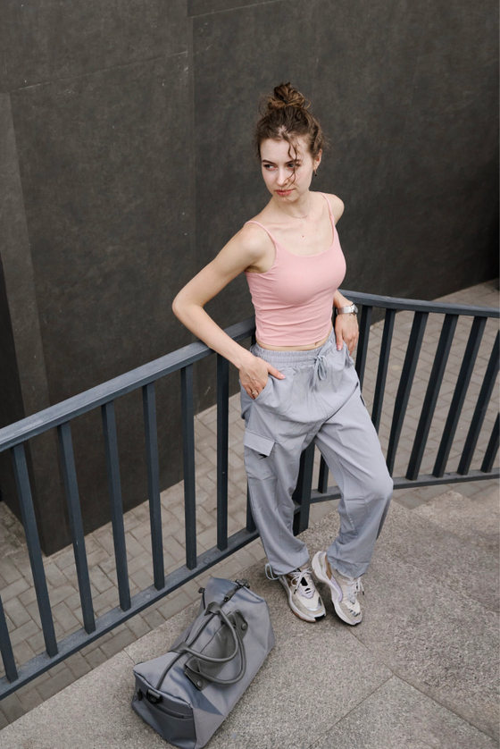 СУМКА LEAT (серый)