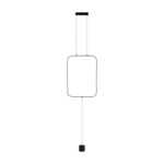 7022/27FLA HIGHTECH ODL25 247 Напольный светильник черный/металл/акрил IP20 LED 3000K 220V TEO