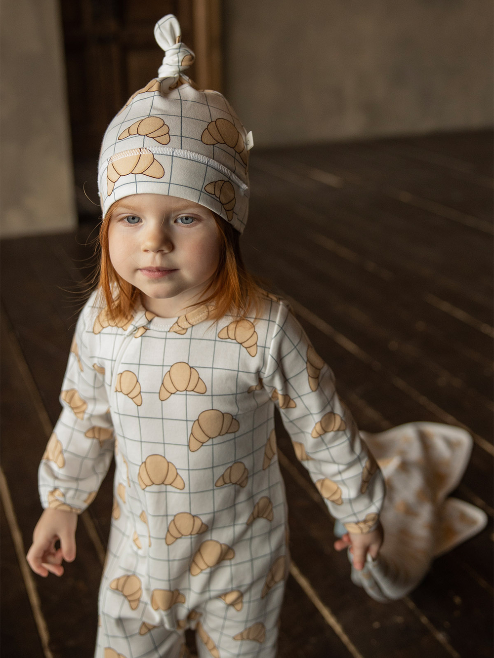 Комбинезон Mjölk Круассаны, на окантовке