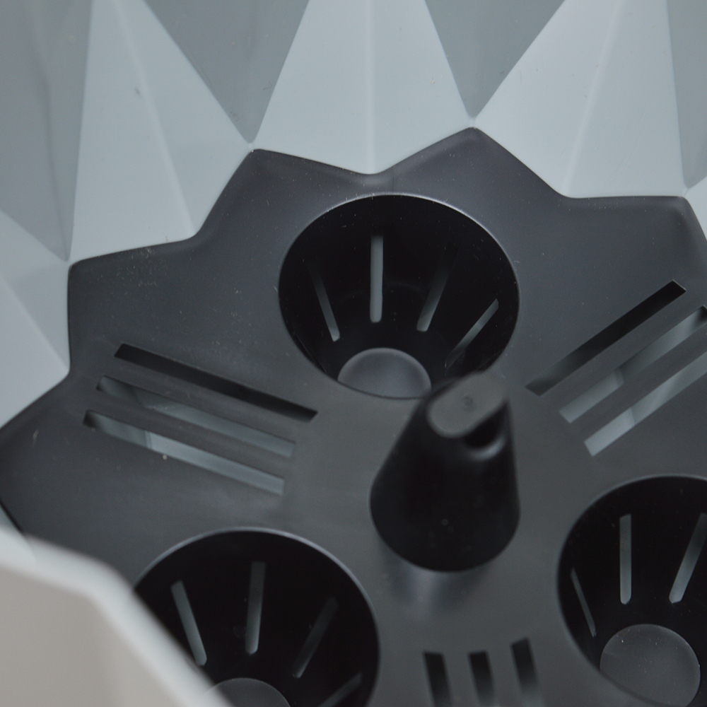 Кашпо Геометрия 2,2л, серый жемчуг