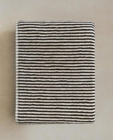 Zara Home Полотенце для лица и рук из хлопка, чёрный · 4545/013