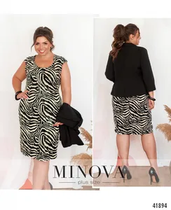 Платье 10-00-черный Minova