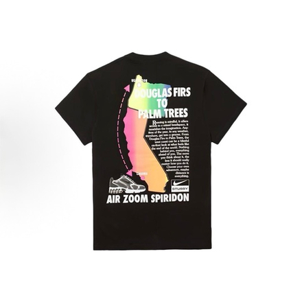 Nike x Stussy Air Zoom Spiridon T-Shirt Black