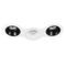 Комплект из светильников и рамки Lightstar Domino Round (214696+214607+214606+214607) D696070607