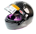 Карбоновый шлем BELL RS7 CARBON DUCK INT. WHITE YELLOW PURPLE PINK