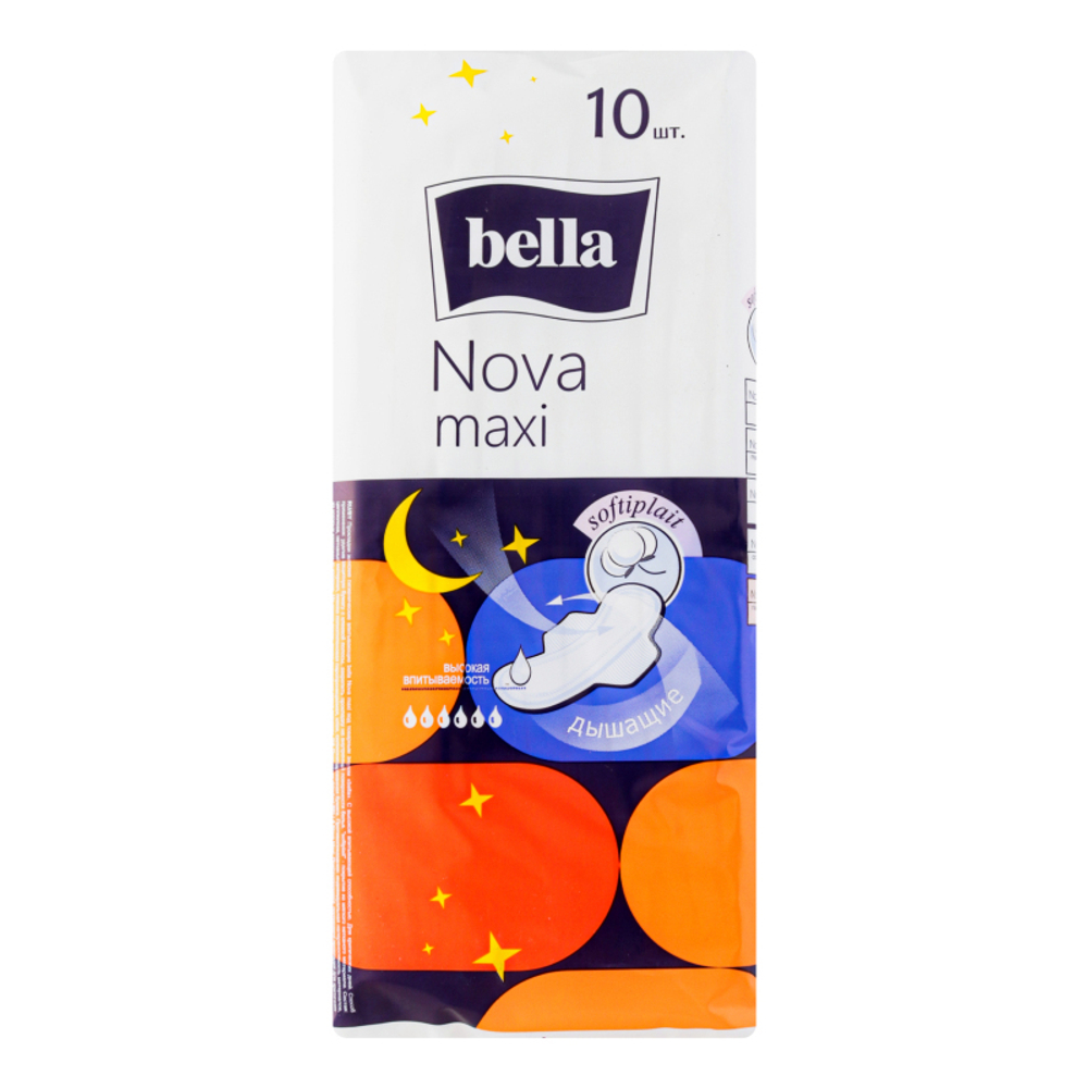 Bella NOVA MAXI Гигиенические прокладки (6к) 10шт