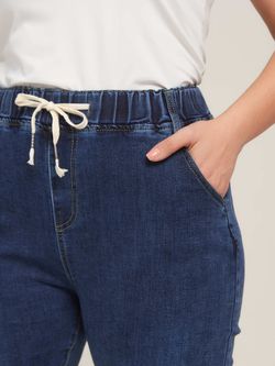 Джинсы на резинке больших размеров