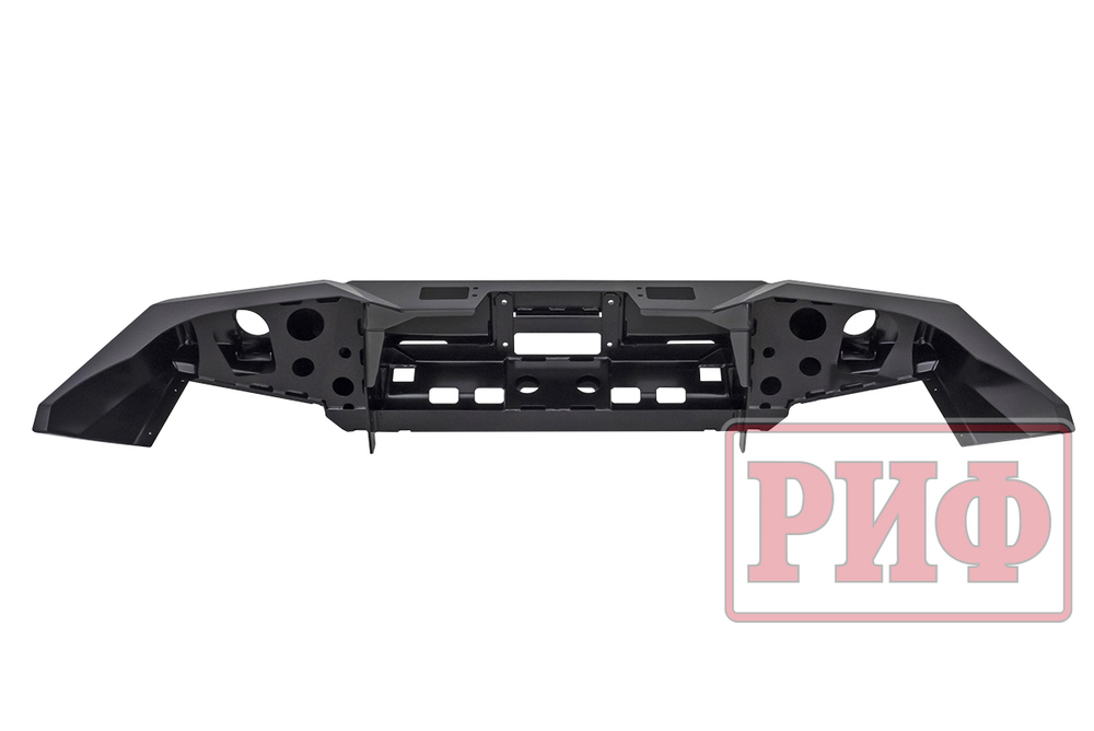 Бампер силовой передний Toyota Land Cruiser Prado 120 c доп. фарами и защитой бачка омывателя РИФ