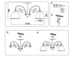 Ambrella Подвесная люстра Traditional TR3182