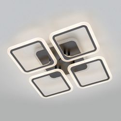 Citilux Марсель Смарт CL232A145E RGB Умная люстра Чёрная