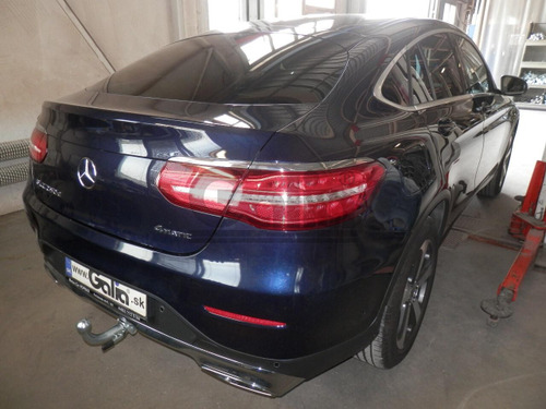 Оцинкованный фаркоп на Mercedes GLC-Class x253 2015-2022 (без электрики), Galia M145C