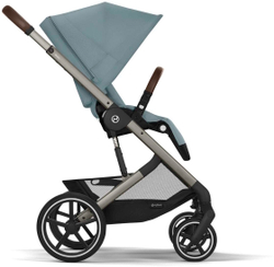 Cybex Детская коляска Balios S Lux BLK 2 в 1 цвет Stormy Blue