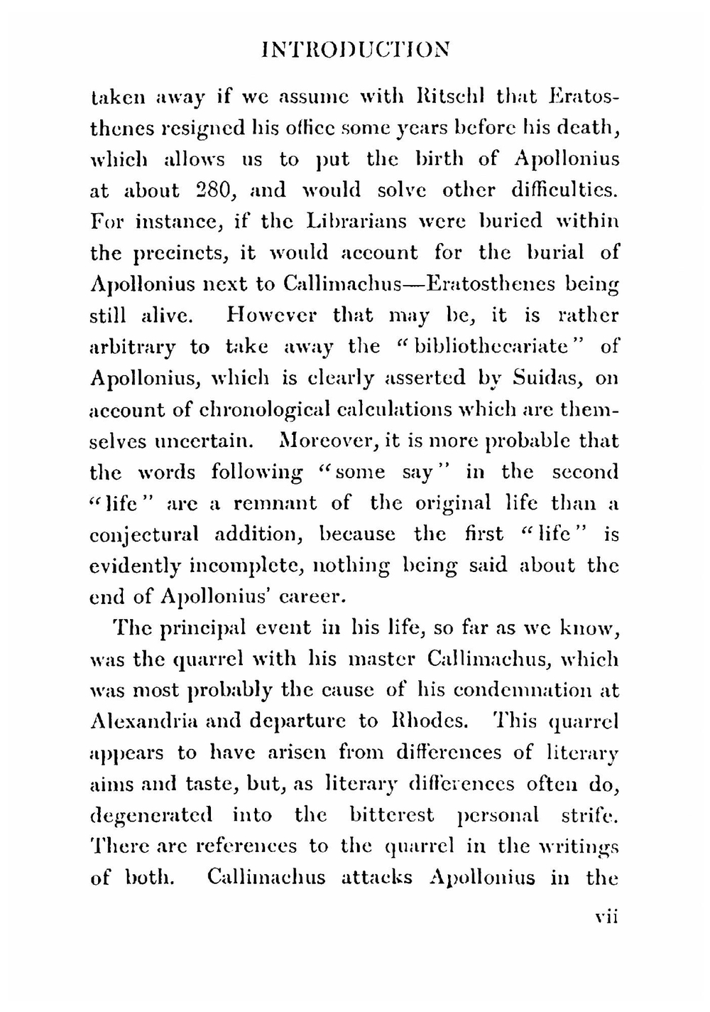 Apollonius Rhodius, the Argonautica | Rhodius Apollonius