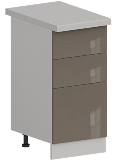 Кухня Модуль ШН3Я 400 Ликата / Капучино