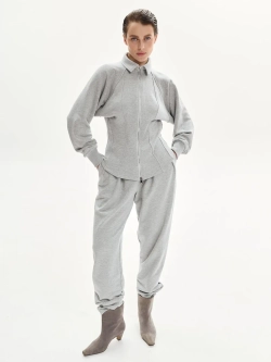 Олимпийка из футера DEW, серый