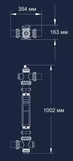 Ультрафиолетовая установка для бассейна до 75 м³ - NT-UV75T Timer - 75Вт, 230В, AISI-316L, подкл. Ø50/63мм - AquaViva