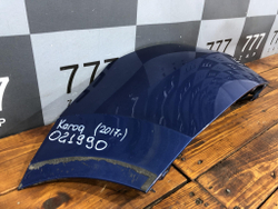 Бампер задний левая часть Skoda Karoq 17-нв Б/У Оригинал 57r807983