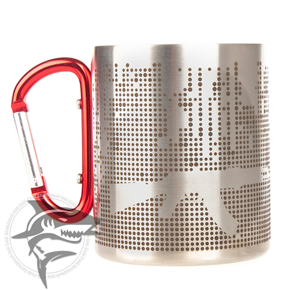 Кружка Carabine 300 “Калашников”, с красной ручкой-карабином