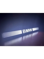 Рамка для номера с подсветкой, пластик ABS. BMW. Подсветка б