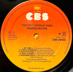 The Psychedelic Furs - Mirror Moves (Голландия 1984г.)