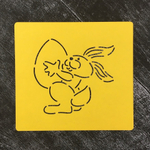 Зайка №49 с яйцом в лапках