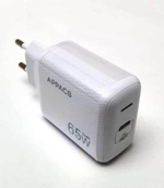 Зарядное устройство 220V APPACS A66 65W, 1*USB-C