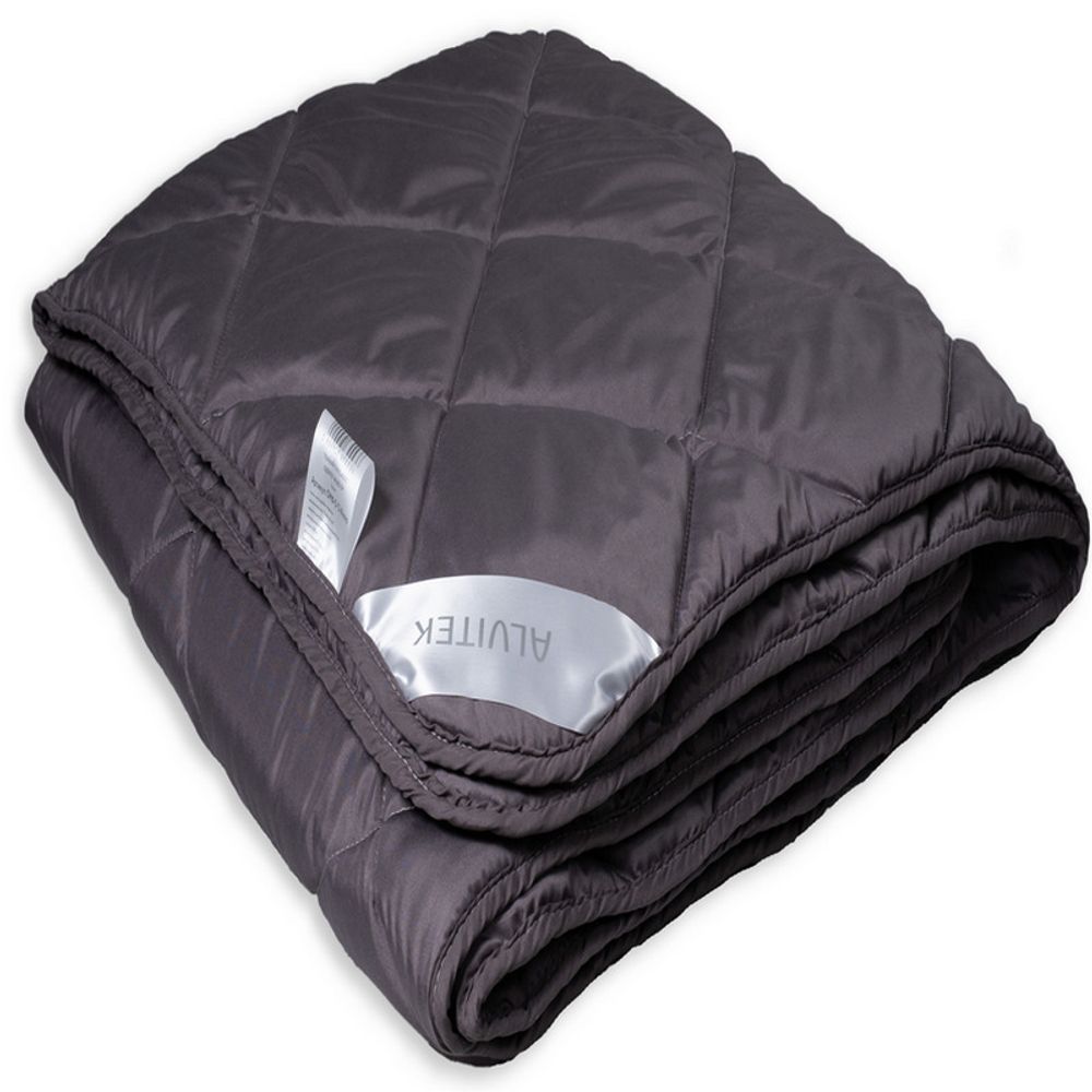 Одеяло "АВТ. ЛЕБЯЖИЙ ПУХ-CLASSIC" лёгкое, плотность 200 г/м2, цвет инжир, микрофибра, Россия.