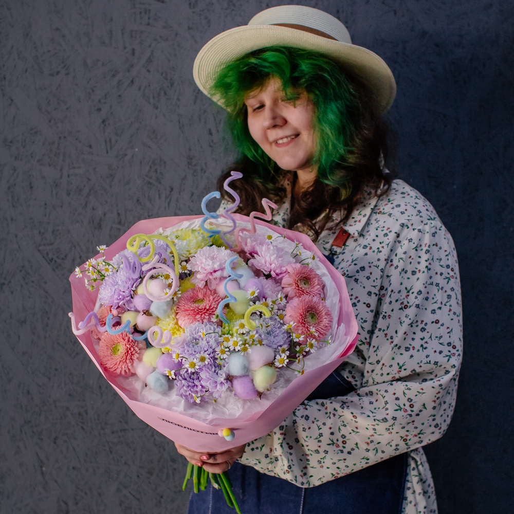 105. Нежный дофаминовый букет