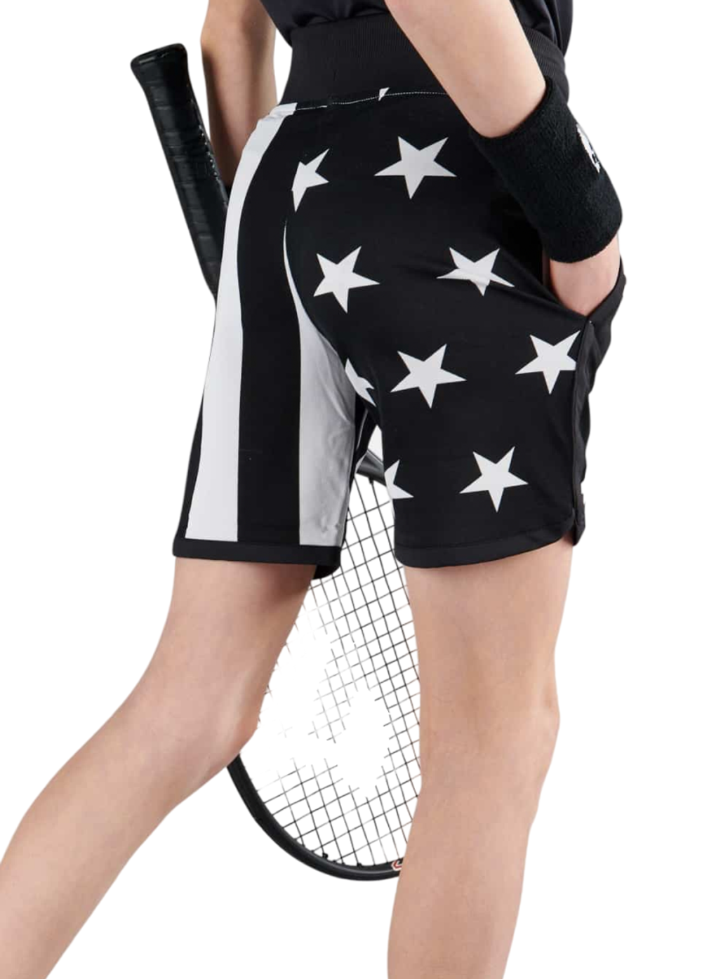 Шорты для мальчика теннисные Hydrogen Star Shorts - black/white