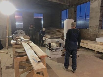 Начато изготовление комплектов для каркасных домов