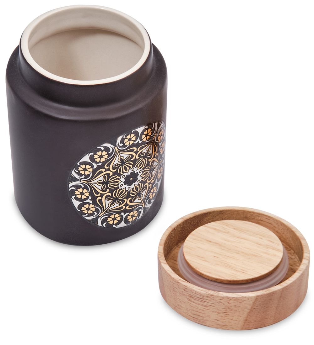 TJ-21/2 Керамическая банка сред. с крышкой