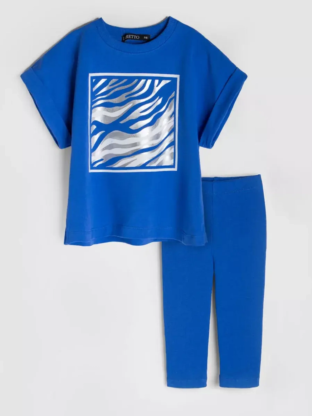 Костюм в садик для девочки футболка и бриджи