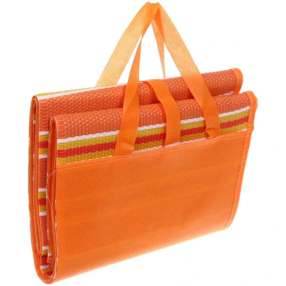 Коврик складной для пляжа и пикника Отпуск 180*90 см, оранжевый